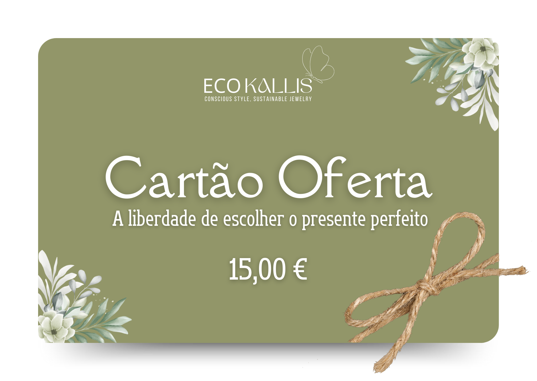 Cartão Oferta Eco Kallis 15,00 €